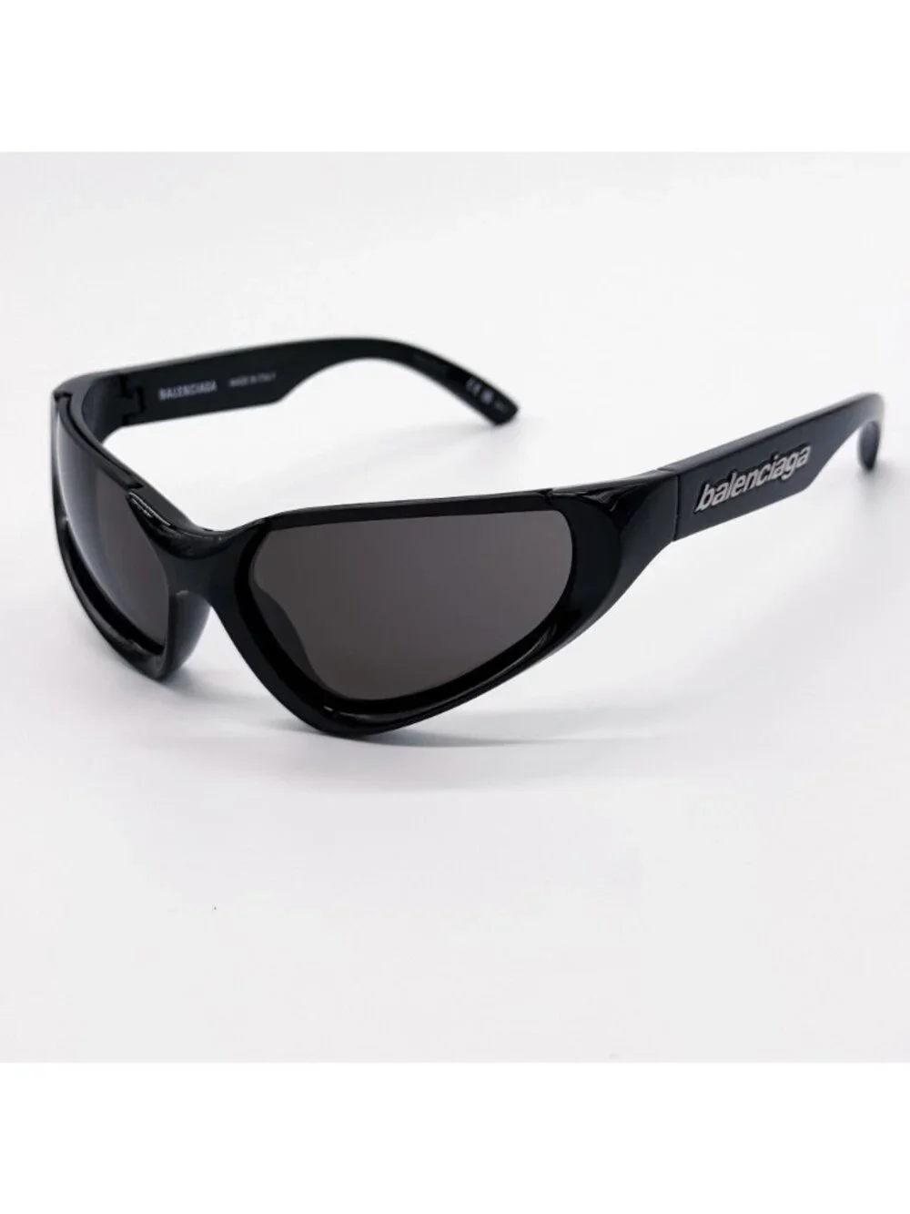 NEW BALENCIAGA BB0202S 001 SUNGLASSES BLACK OVERSIZED WOMEN EYEWEAR BALENCIAGA - Picture 9 of 12